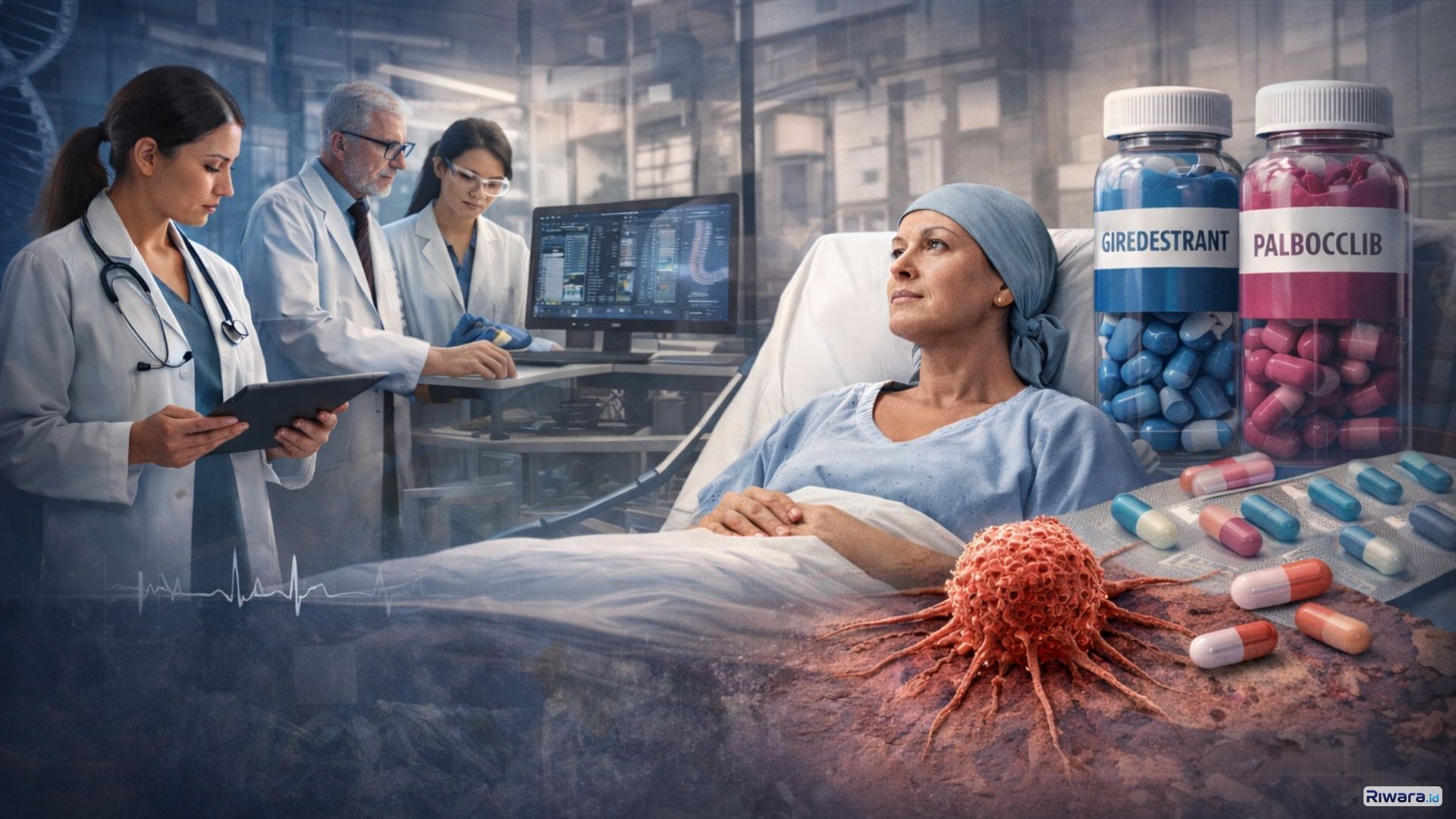 Uji klinis fase III obat kanker payudara giredestrant dari Genentech menunjukkan terapi kombinasi dengan palbociclib belum mencapai target utama, meski tetap memperlihatkan potensi dalam pengobatan kanker payudara stadium lanjut.